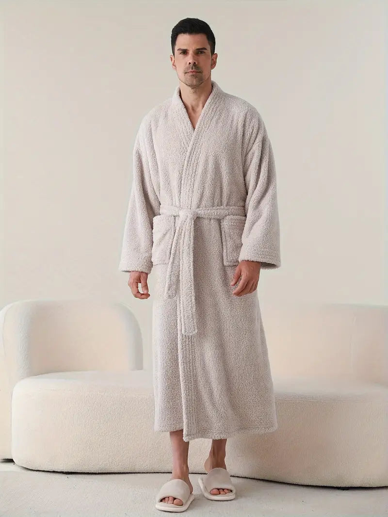 Peignoir de Bain Polaire Chaud — photo 12