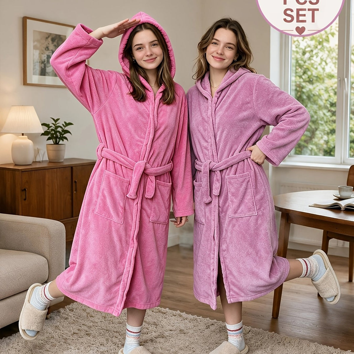 Light Purple+Dark Pink / One-size