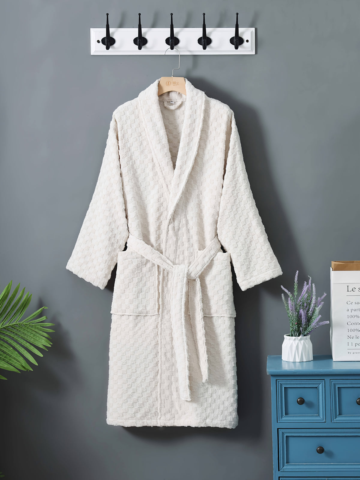 Women's fleece bathrobe his and hers