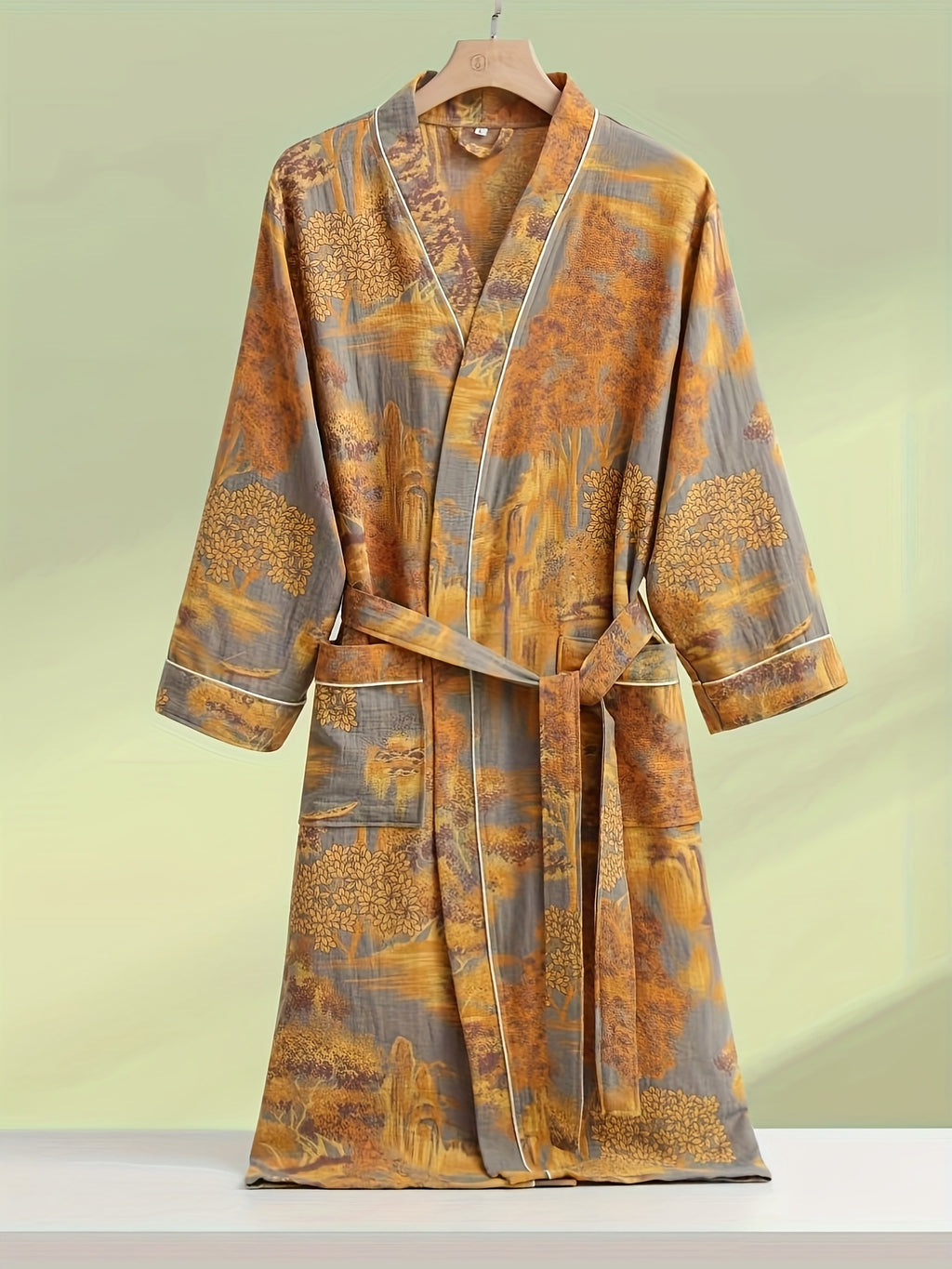 Women's long bathrobe his and hers