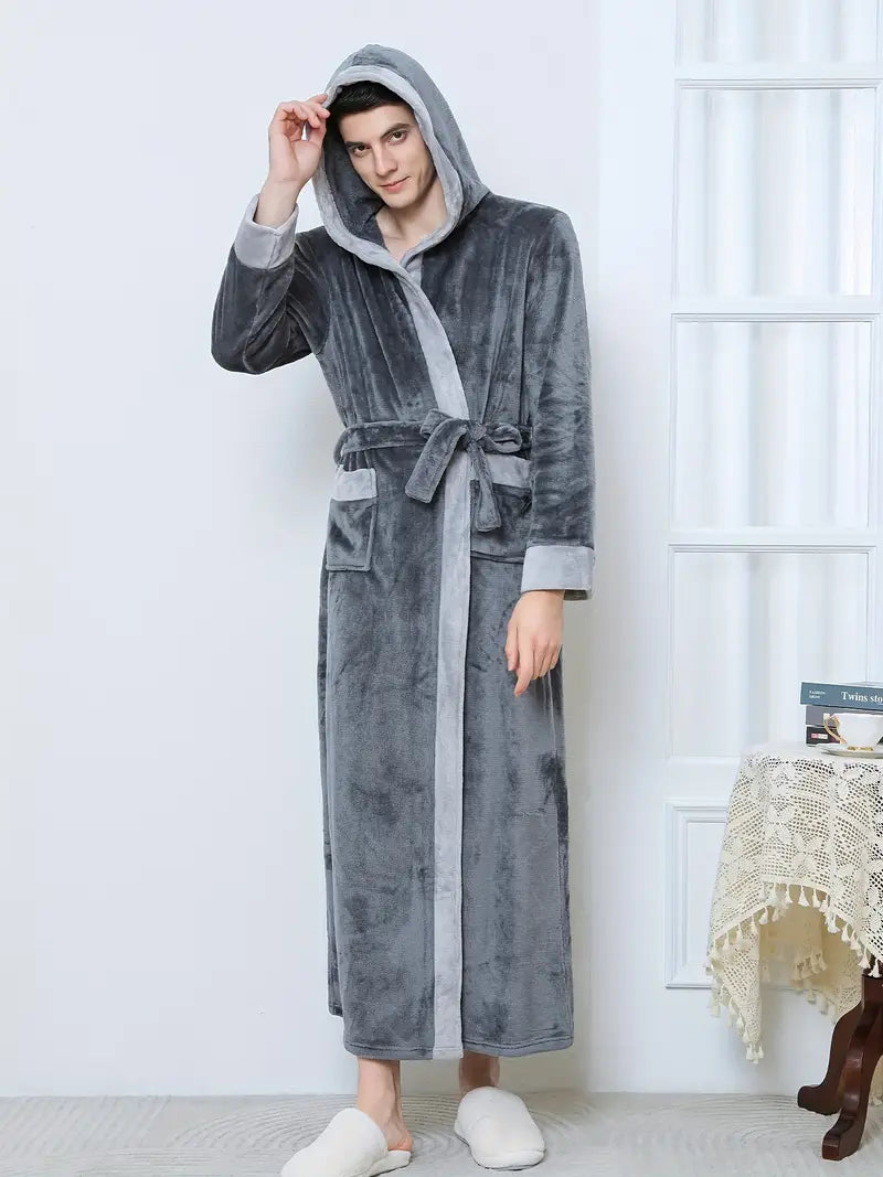 Peignoir Éponge à Capuche Petite Taille — coloris gris