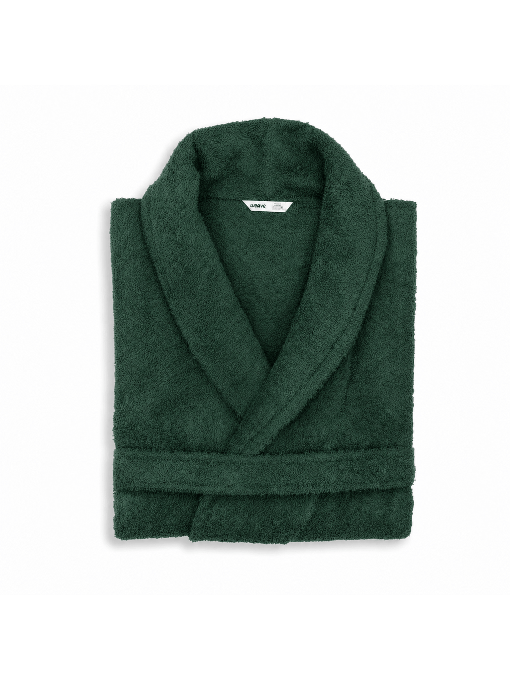 Unisex long terry towelling bathrobe