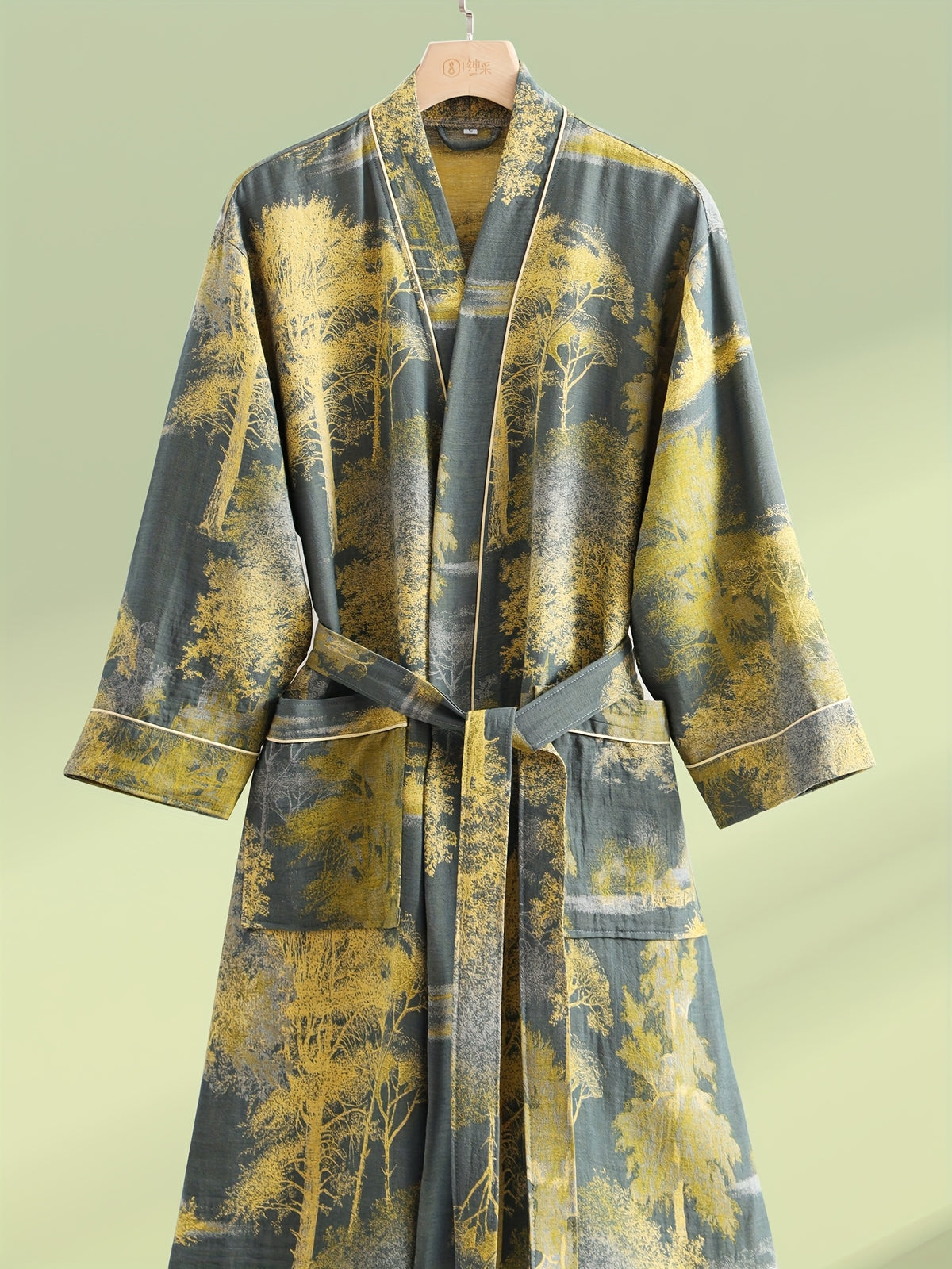Women's long bathrobe his and hers