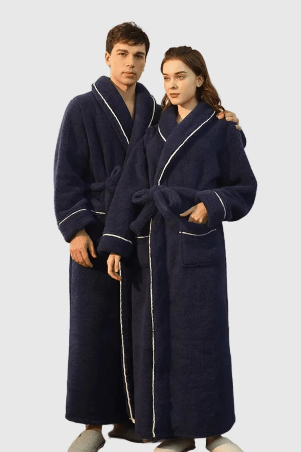 Peignoir de Bain Couple – Long, Douillet et Élégant — photo 2