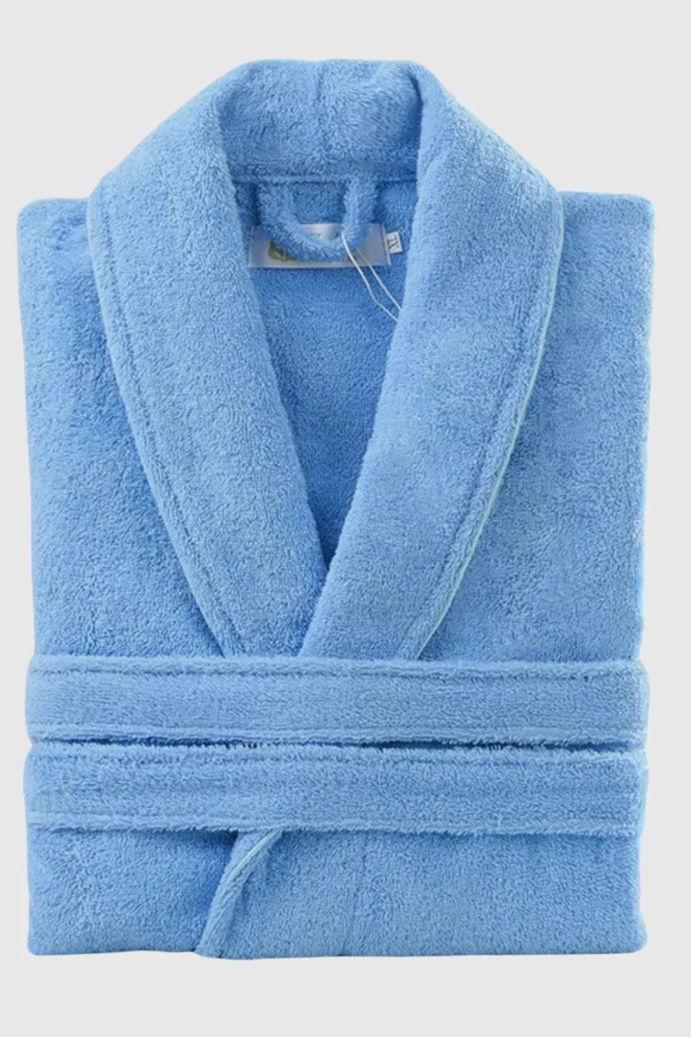 Women's short towelling bathrobe, ultra-absorbent