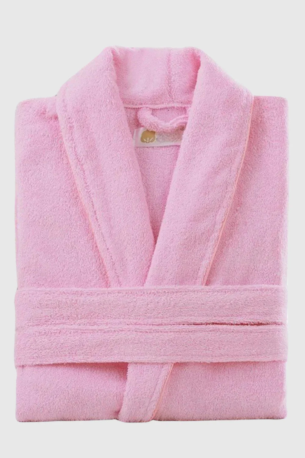 Women's short towelling bathrobe, ultra-absorbent