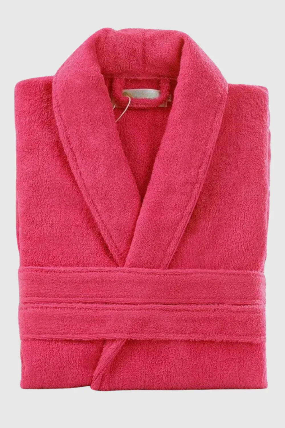 Women's short towelling bathrobe, ultra-absorbent