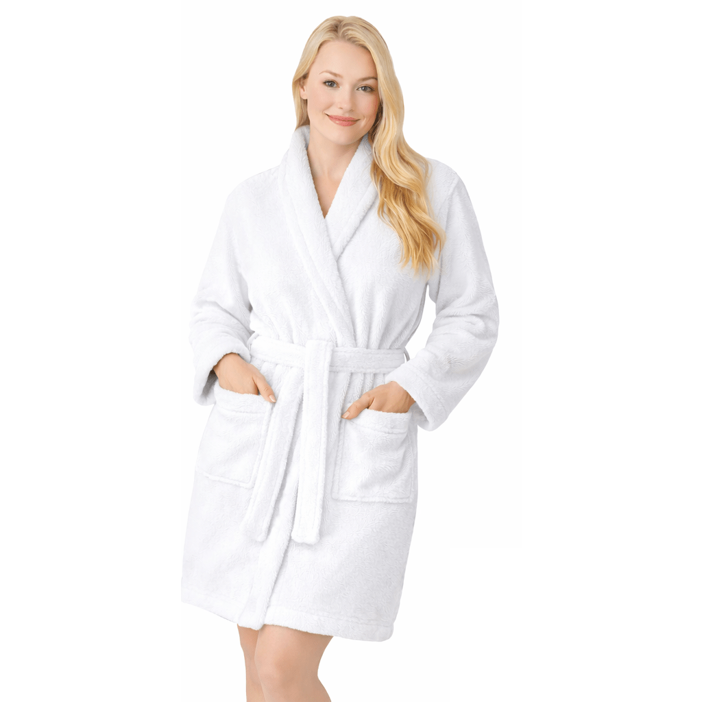Women's long bathrobe