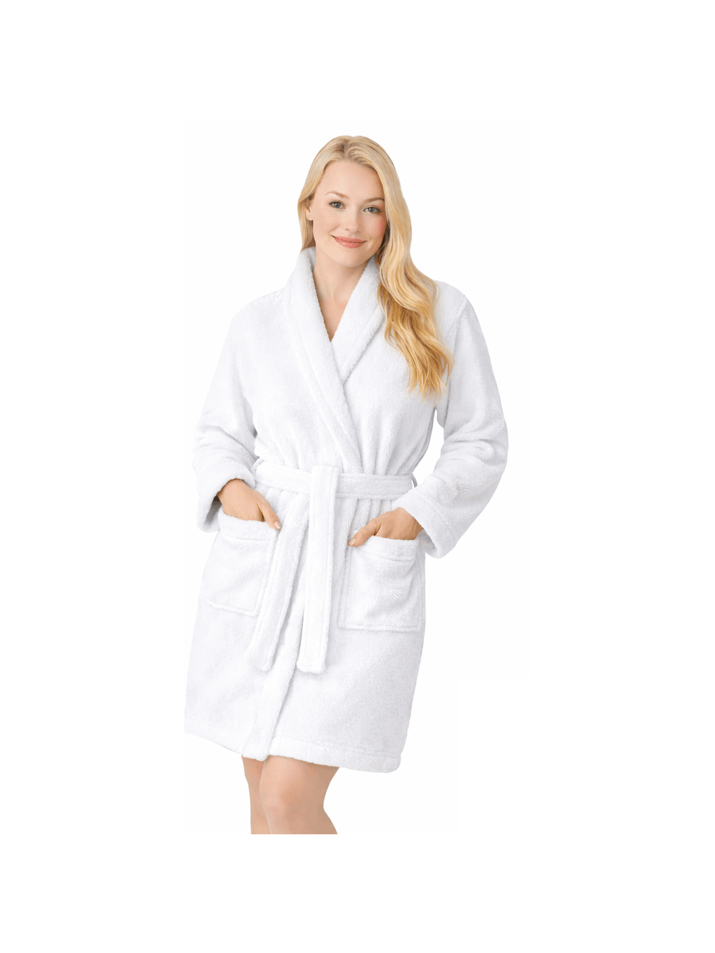 Women's long bathrobe