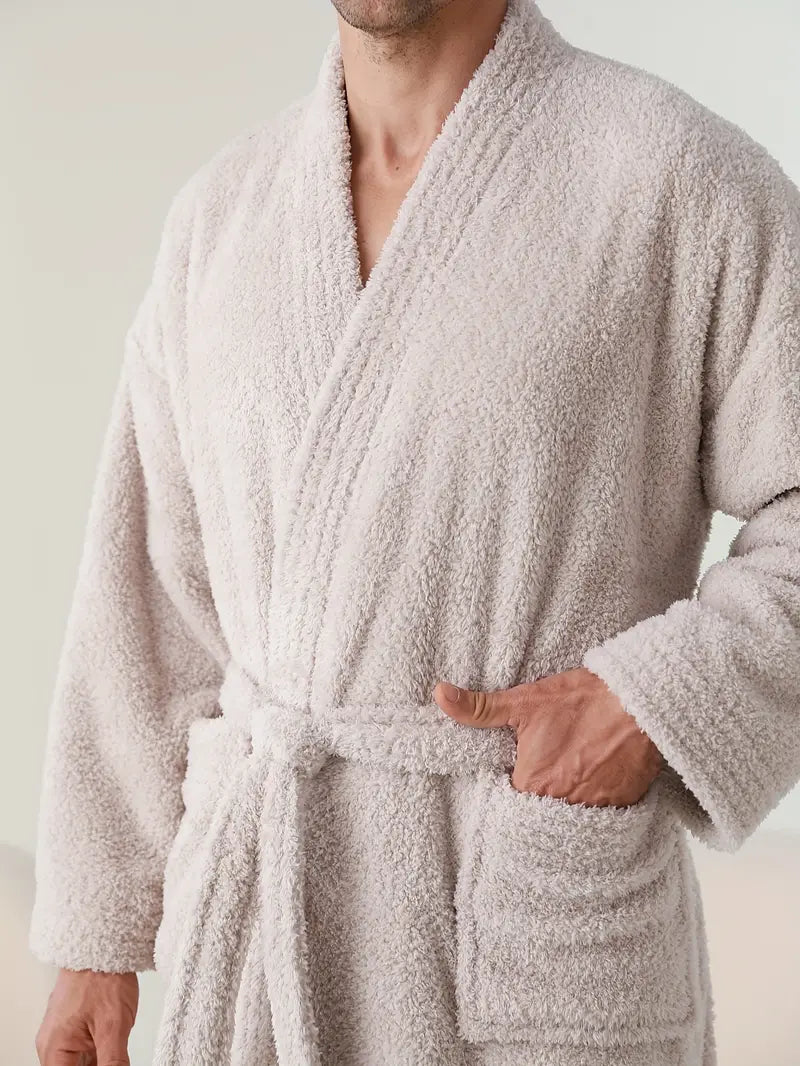 Peignoir de Bain Polaire Chaud — photo 11