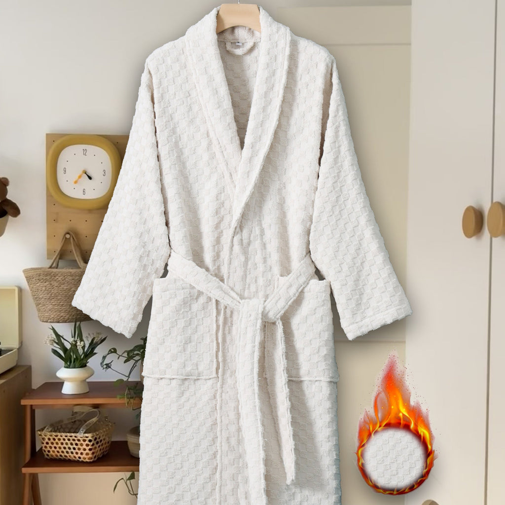 Checkered Terrycloth - Light Brown