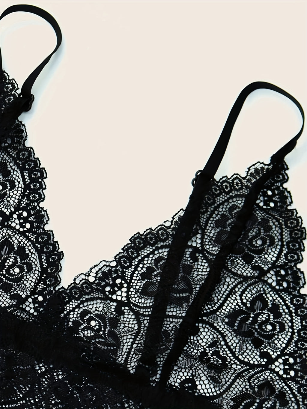Women's lace satin robe and camisole set