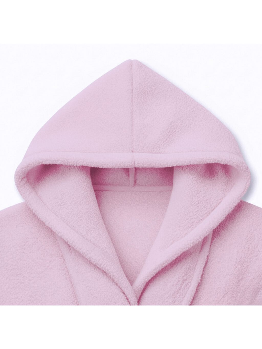 Unisex hooded terry towelling bathrobe