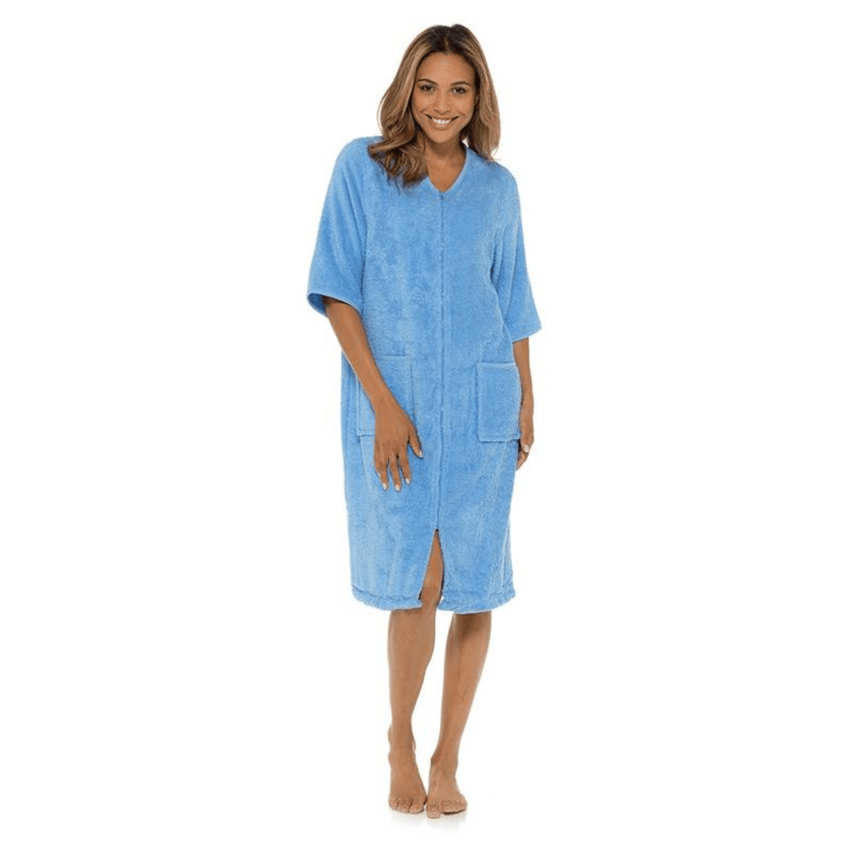 Women's terry towelling dressing gown