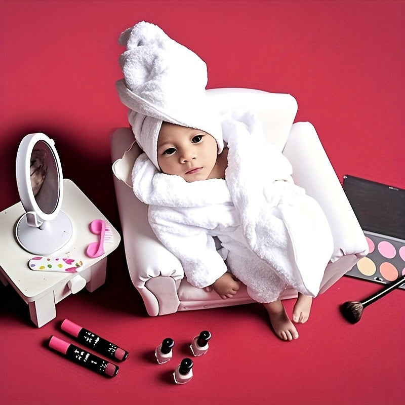 Newborn bathrobe, 5-piece set