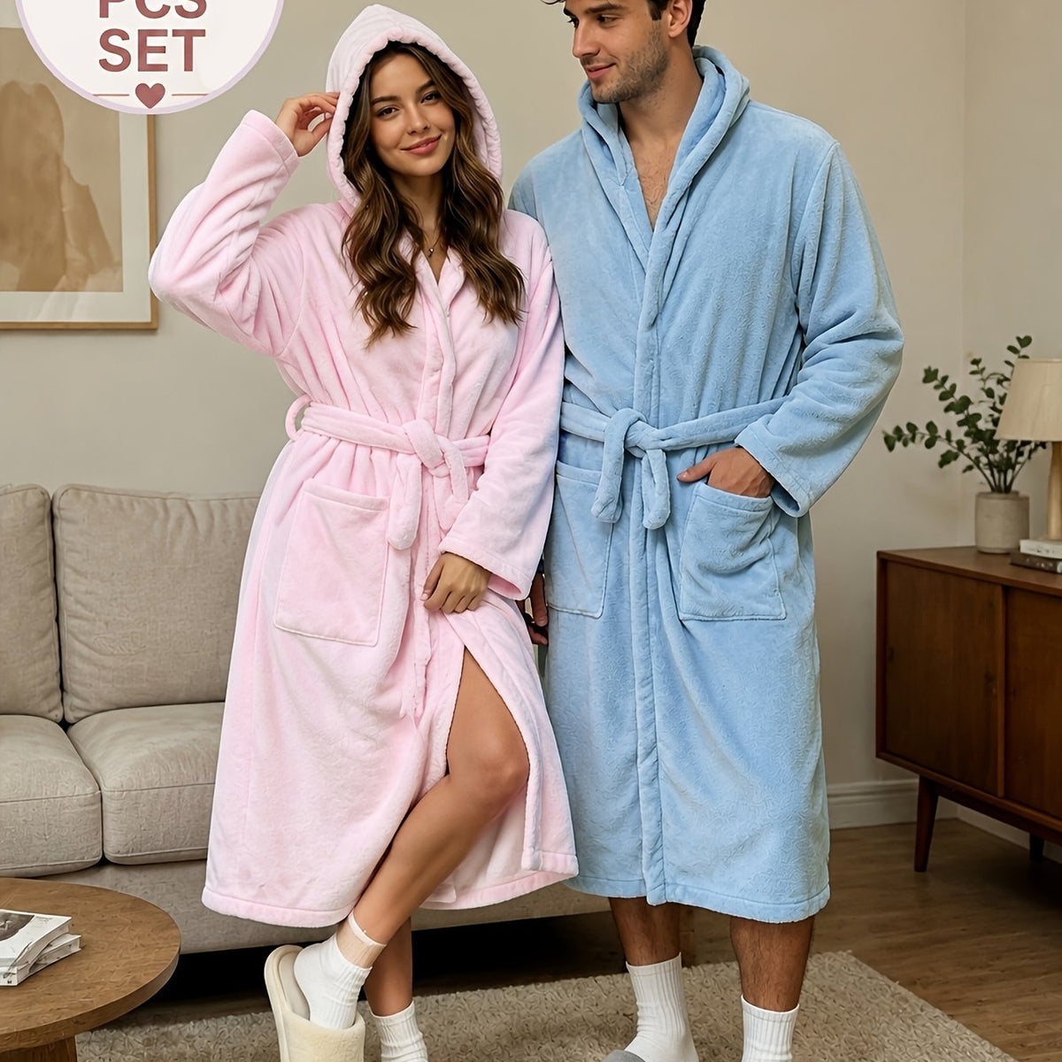 Light Blue+Light Pink / One-size