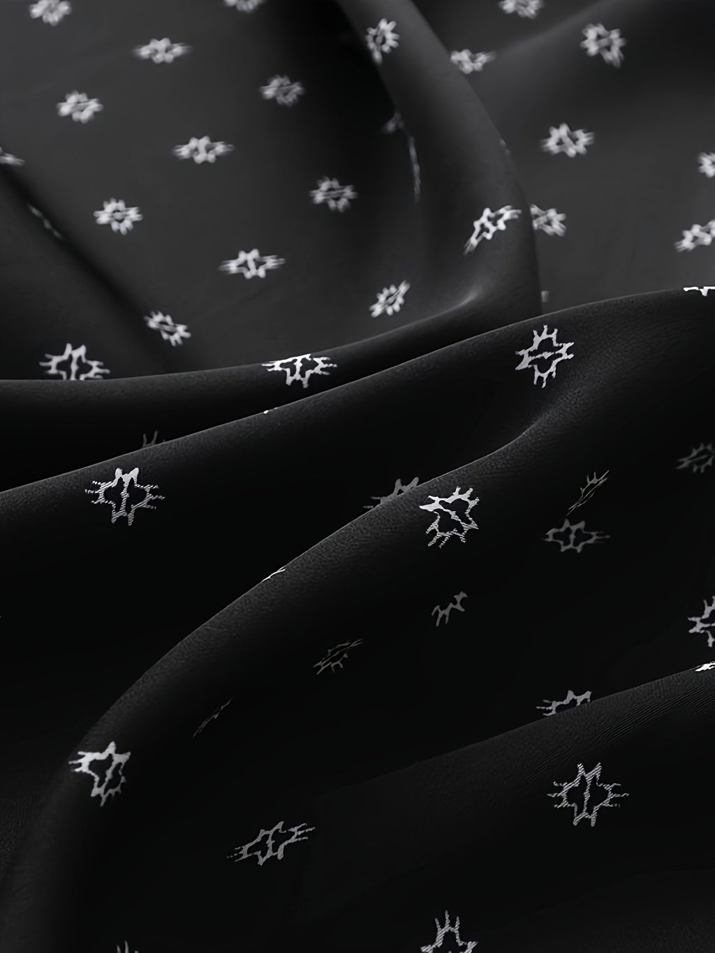 Men's black dressing gown
