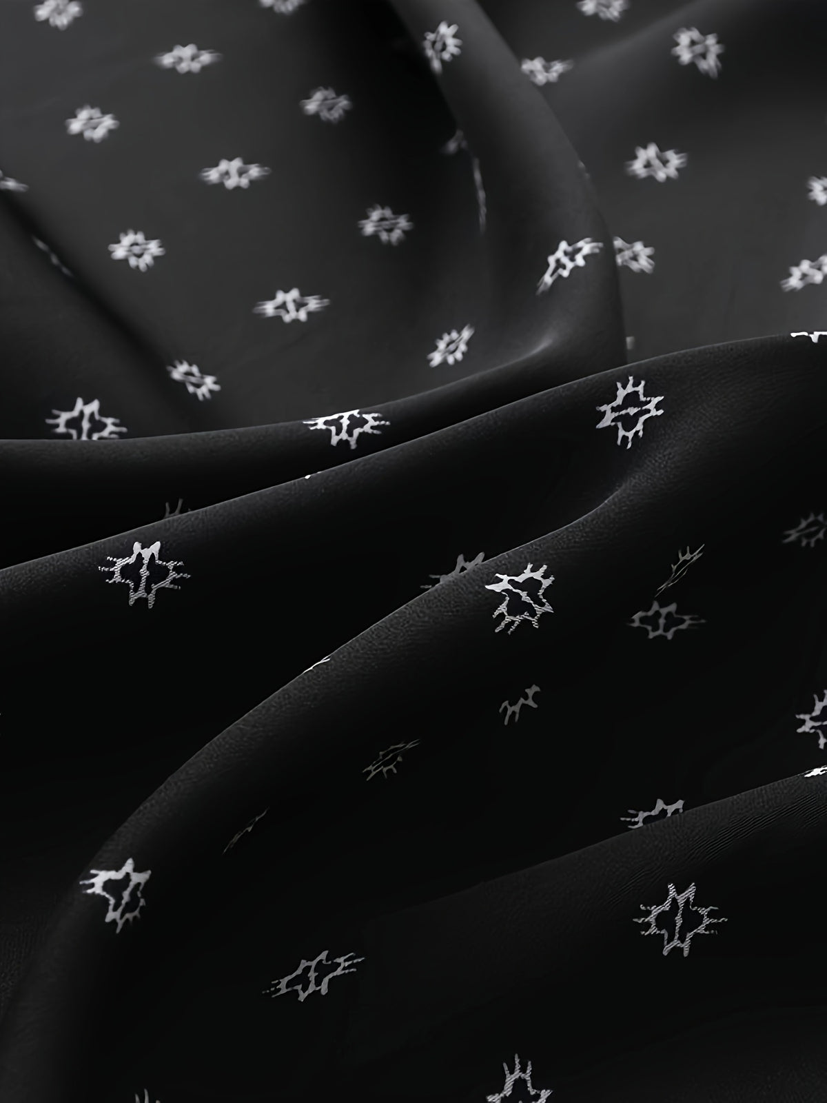 Men's black dressing gown