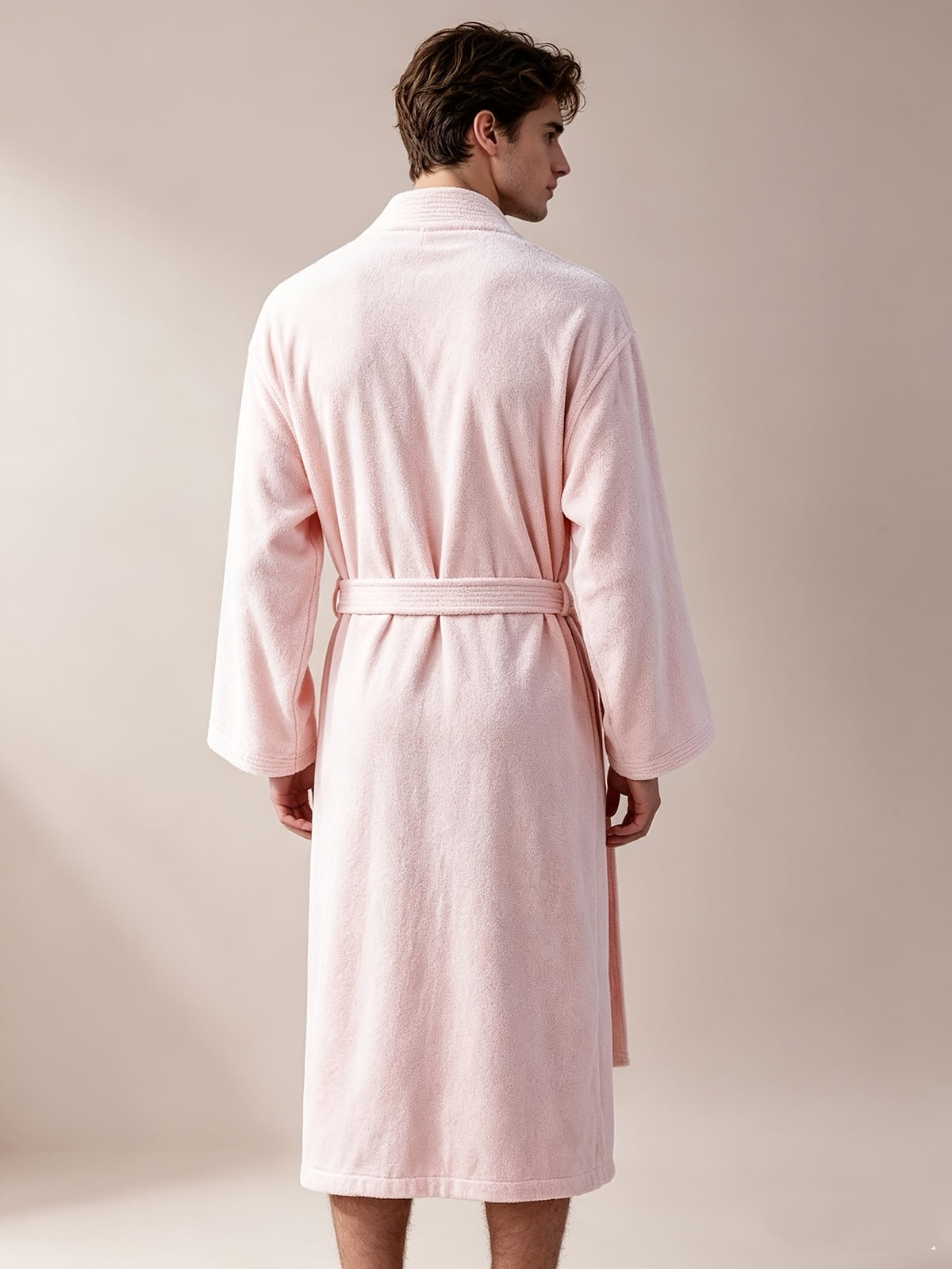 Unisex velour bathrobe