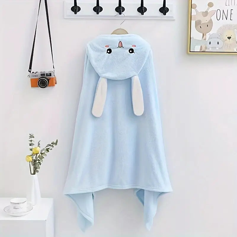 Baby hooded bathrobe, rabbit