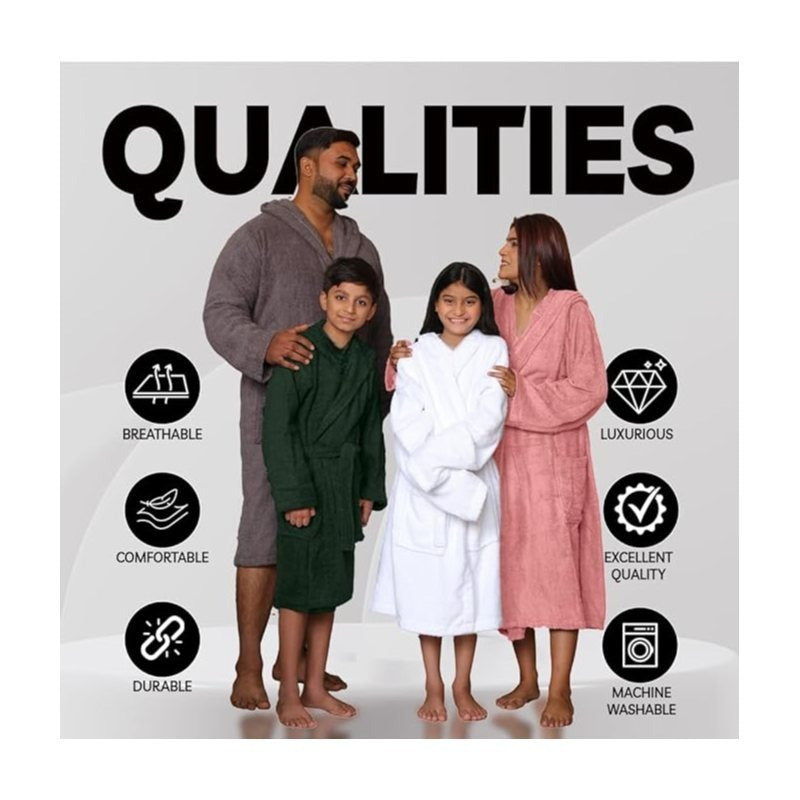 Unisex terry towelling bathrobe, luxury