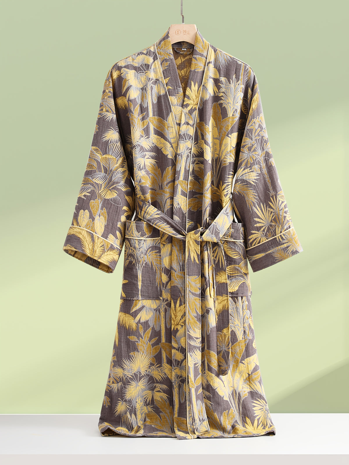 Women's long bathrobe his and hers