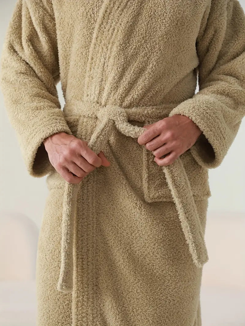 Peignoir de Bain Polaire Chaud — photo 4