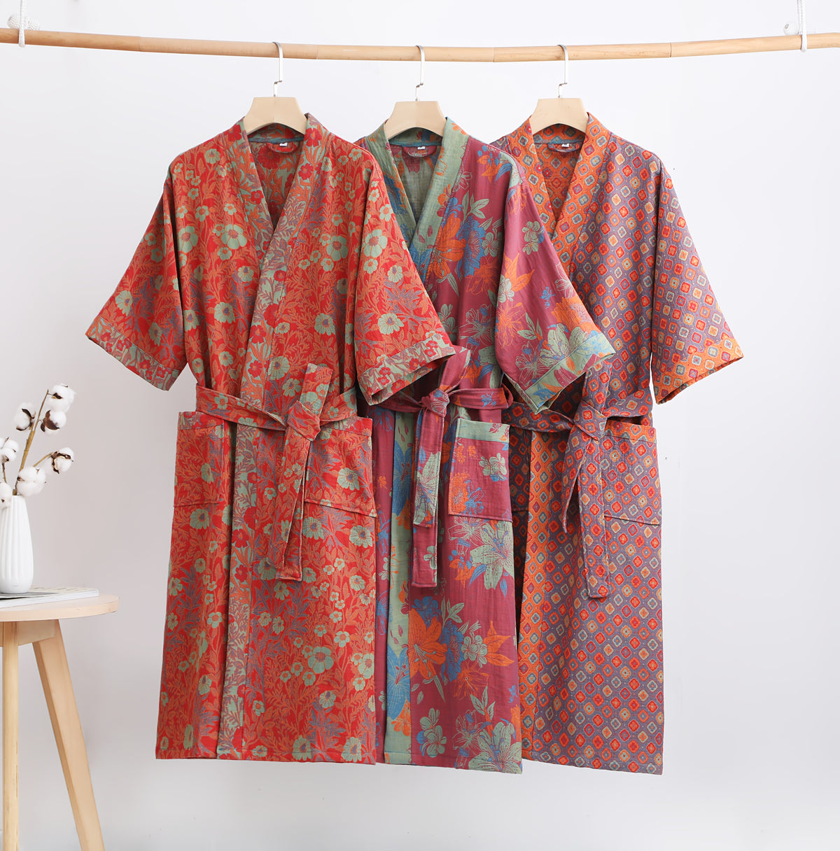 Unisex bathrobe spa style