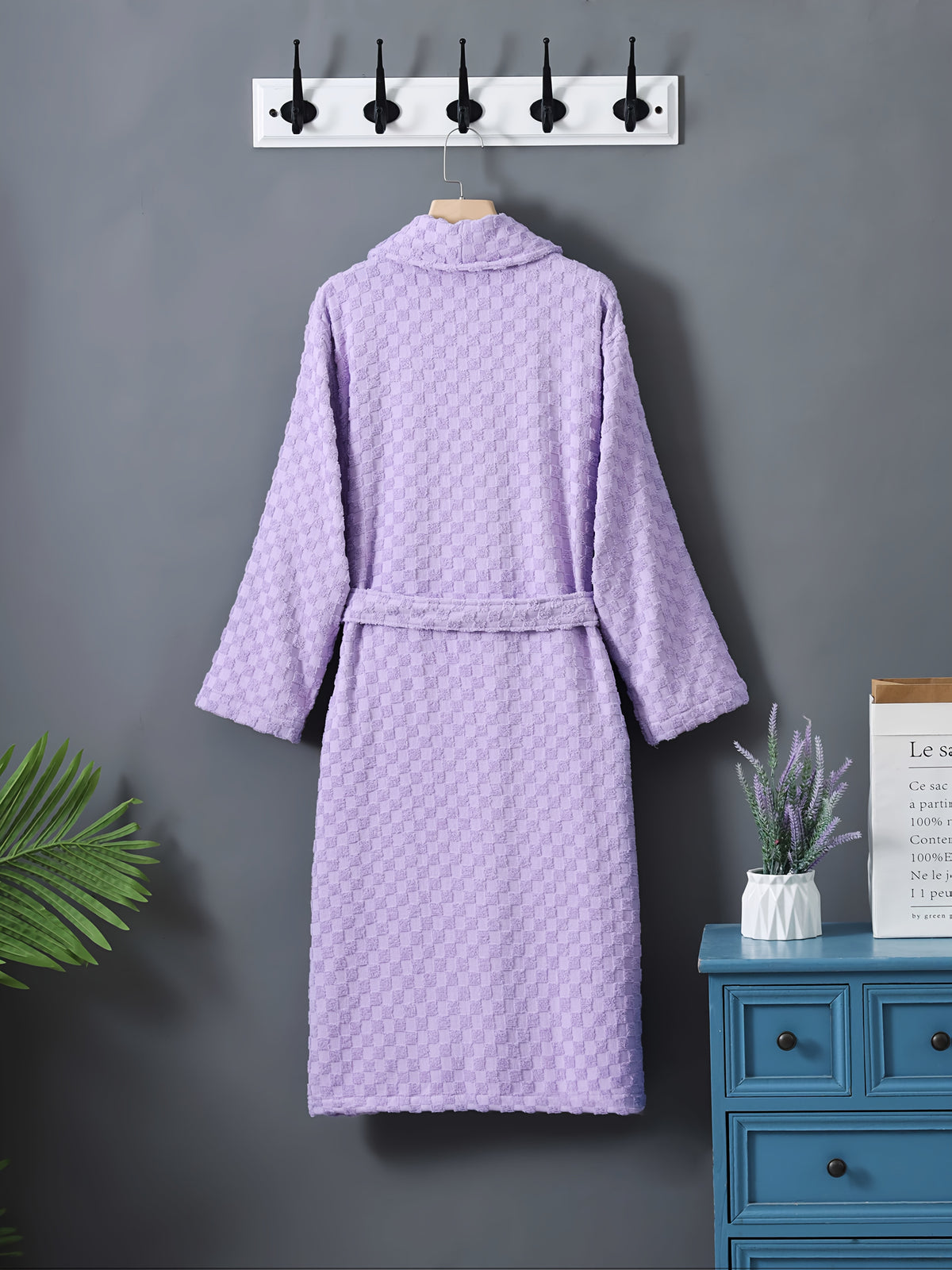 Women's fleece bathrobe his and hers
