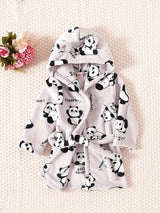 Peignoir de Bain Enfant Éponge D'automne Et D'hiver — coloris gris