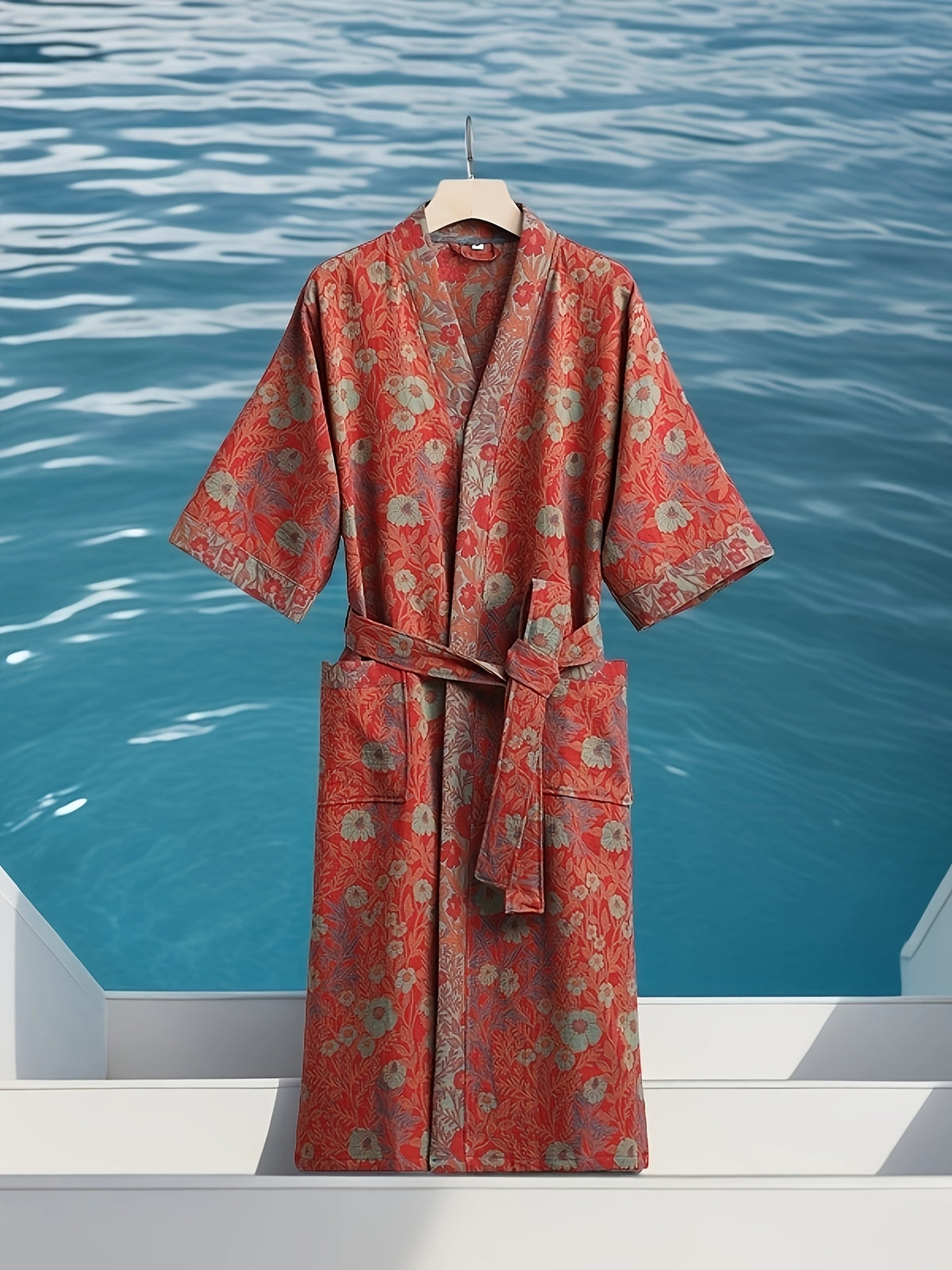 Unisex bathrobe spa style