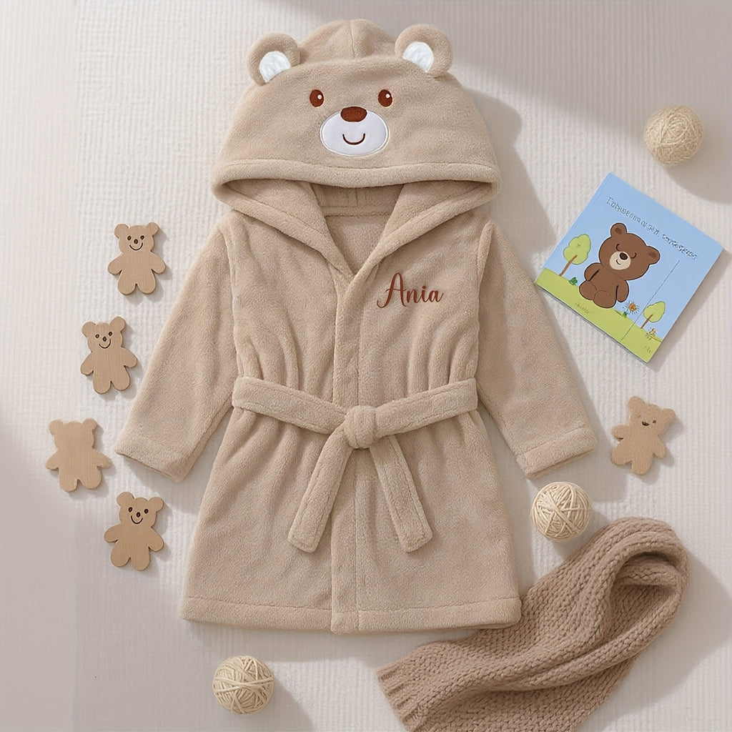 Bear Style - Brown Embroidered Thread / Font 3