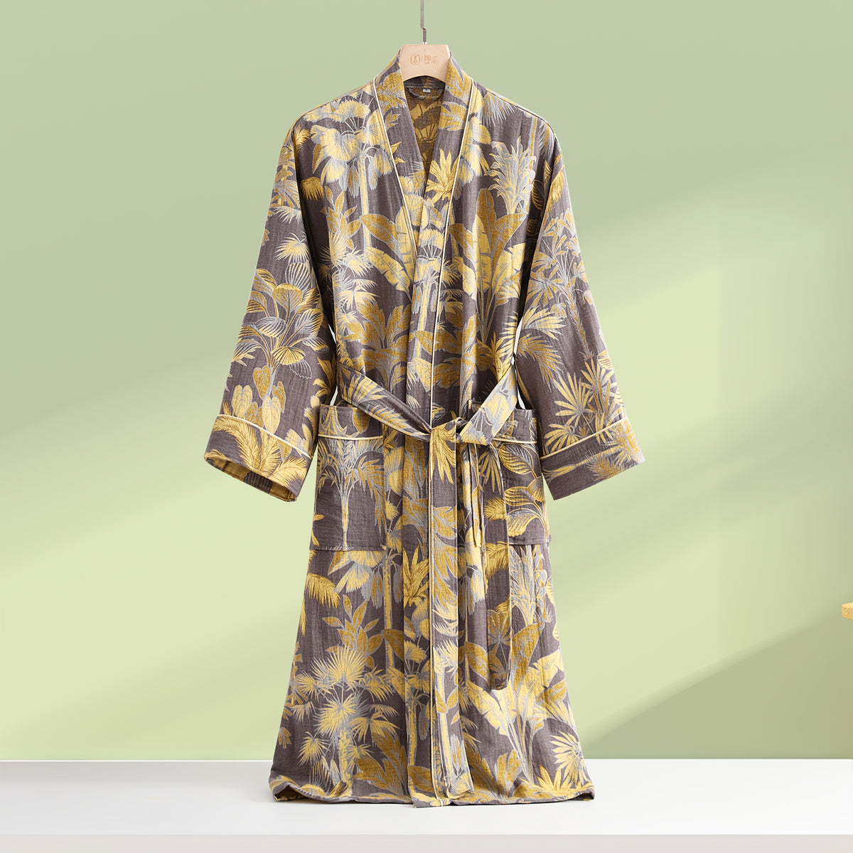 Women's long bathrobe his and hers