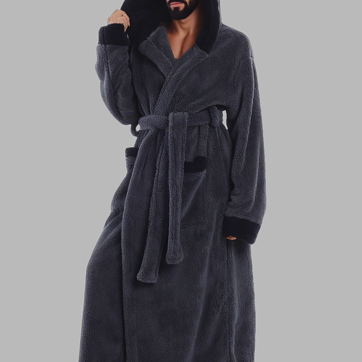 Dark Gray - Hooded / One-size