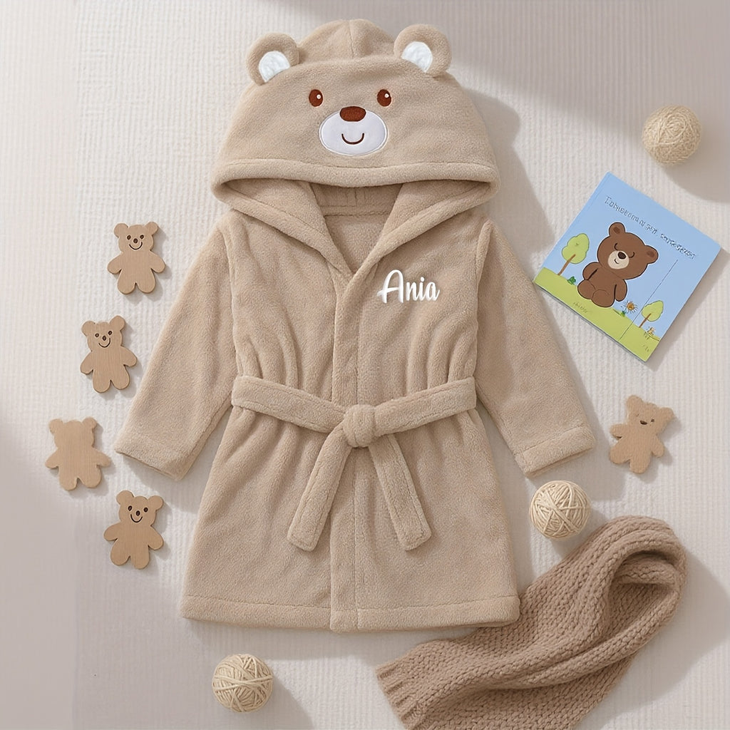 Bear Style - White Embroidery Thread / Font 1