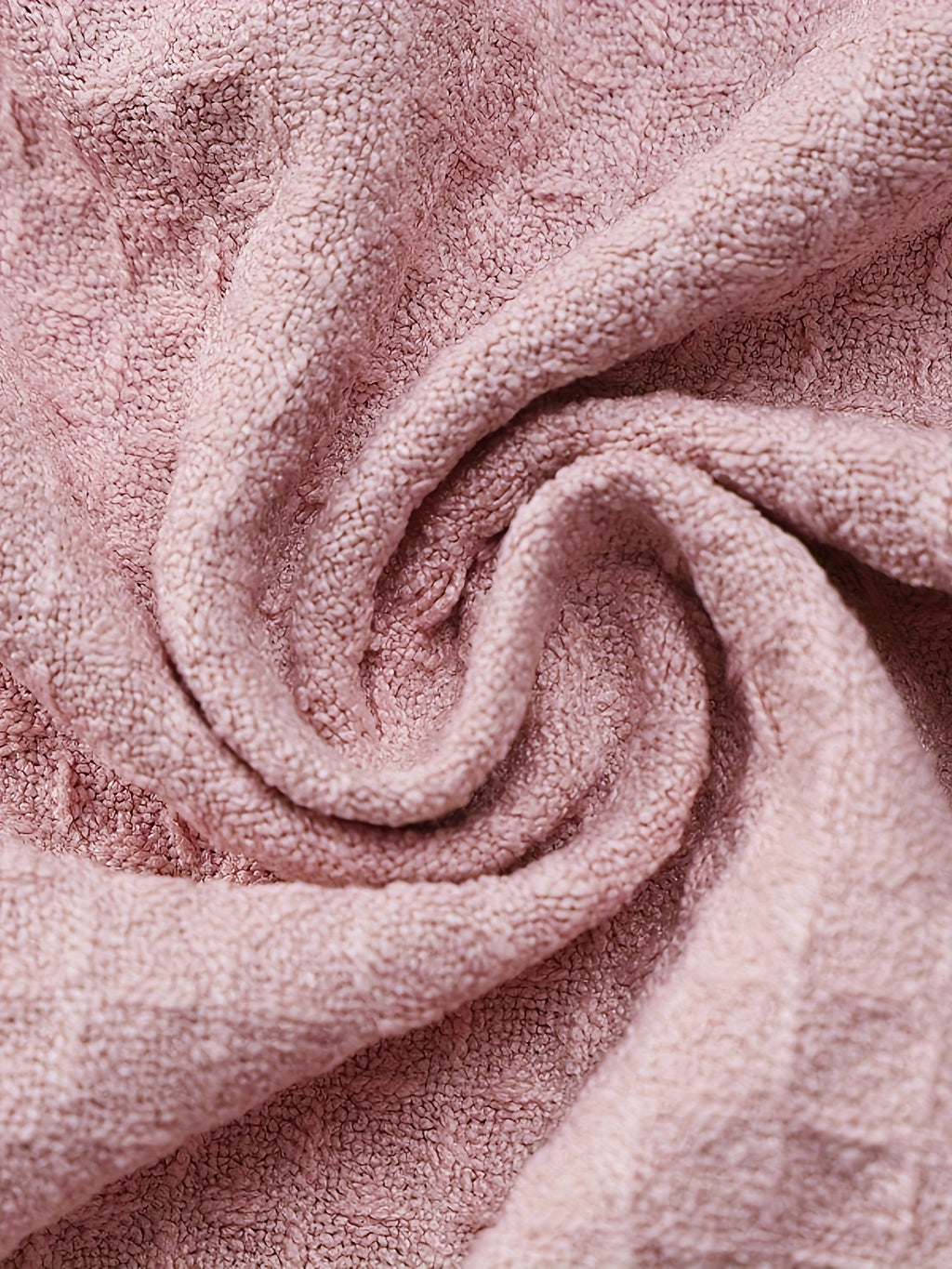 Women's pink waffle bathrobe