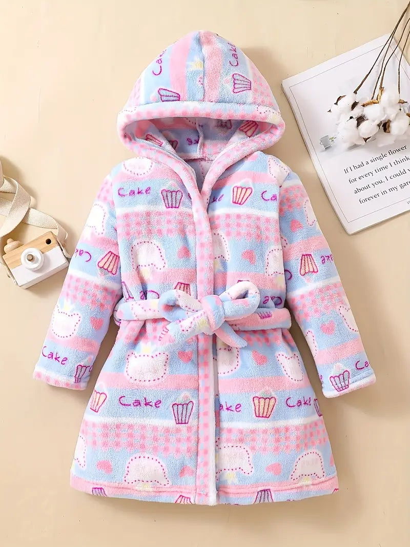 Peignoir de Bain Enfant Éponge — coloris rose