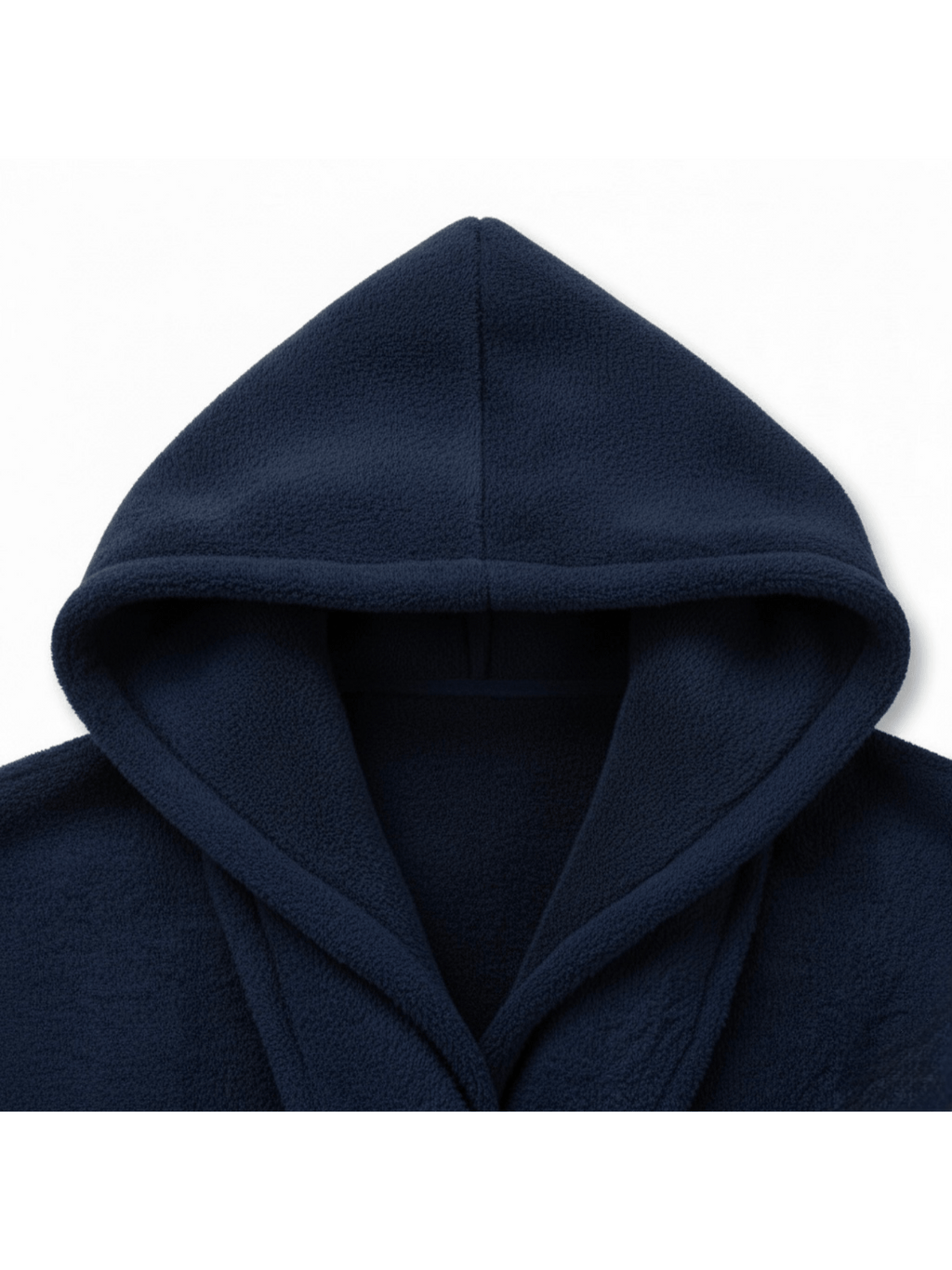 Unisex hooded terry towelling bathrobe
