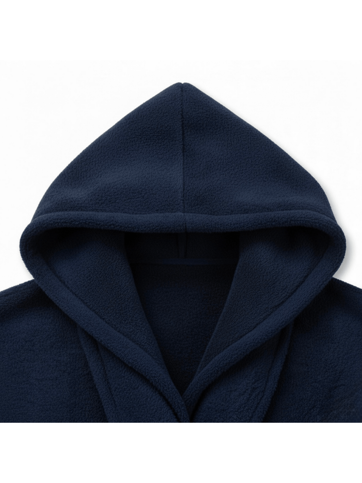 Unisex hooded terry towelling bathrobe