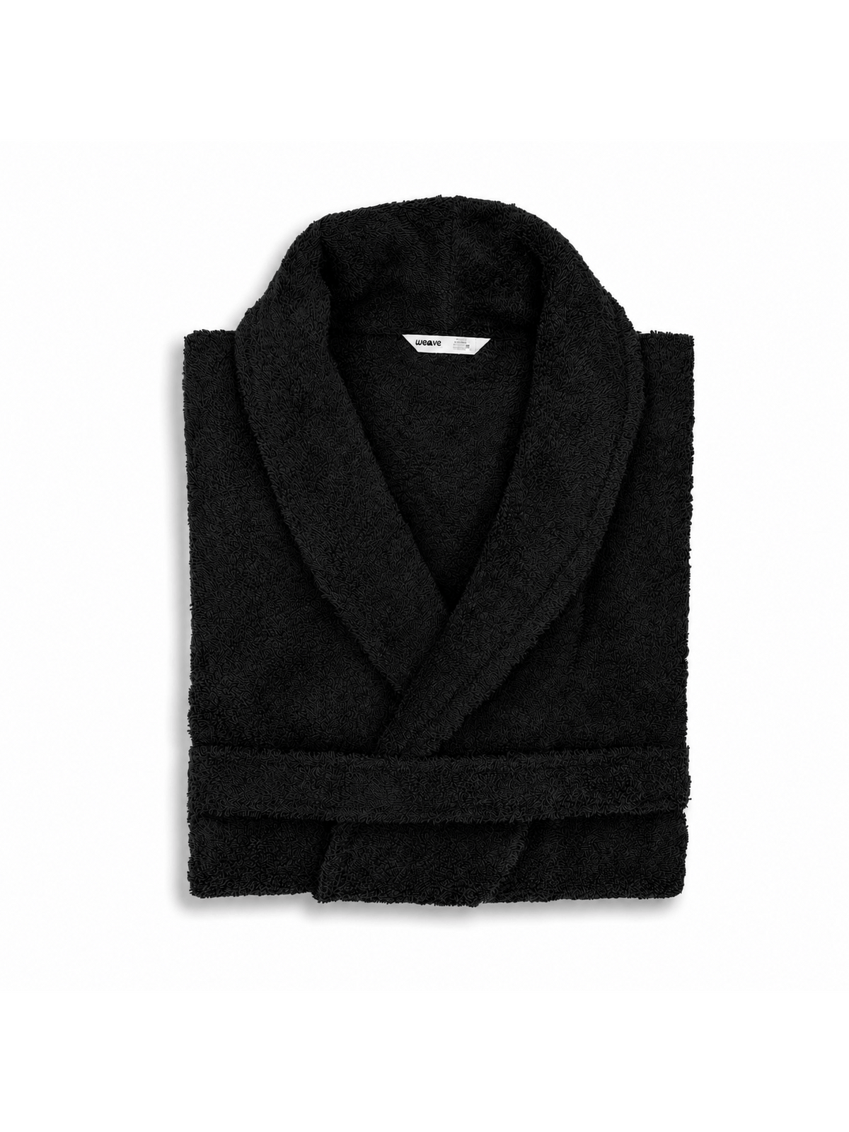 Unisex long terry towelling bathrobe
