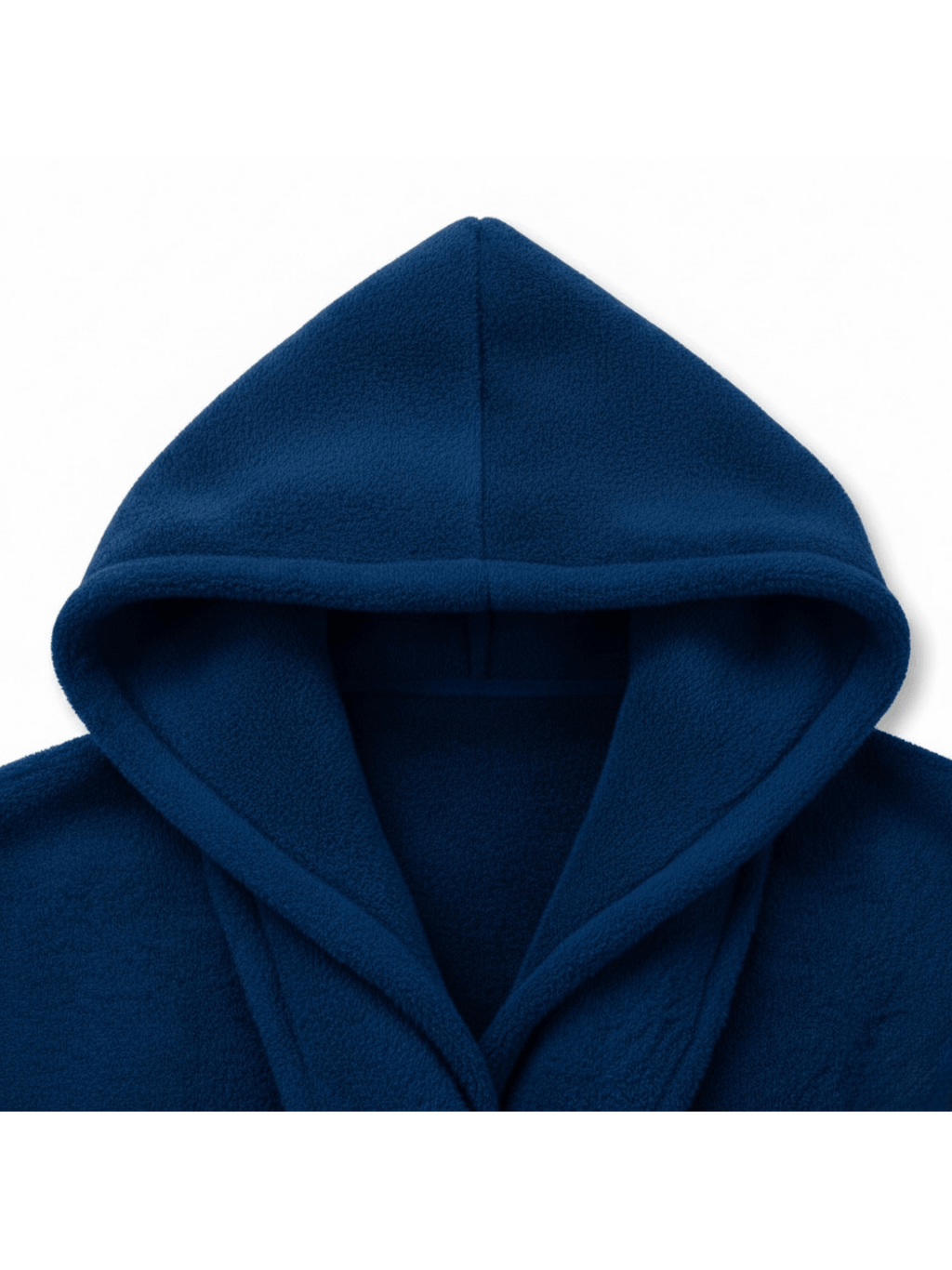 Unisex hooded terry towelling bathrobe