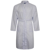 Men's long cotton bathrobe