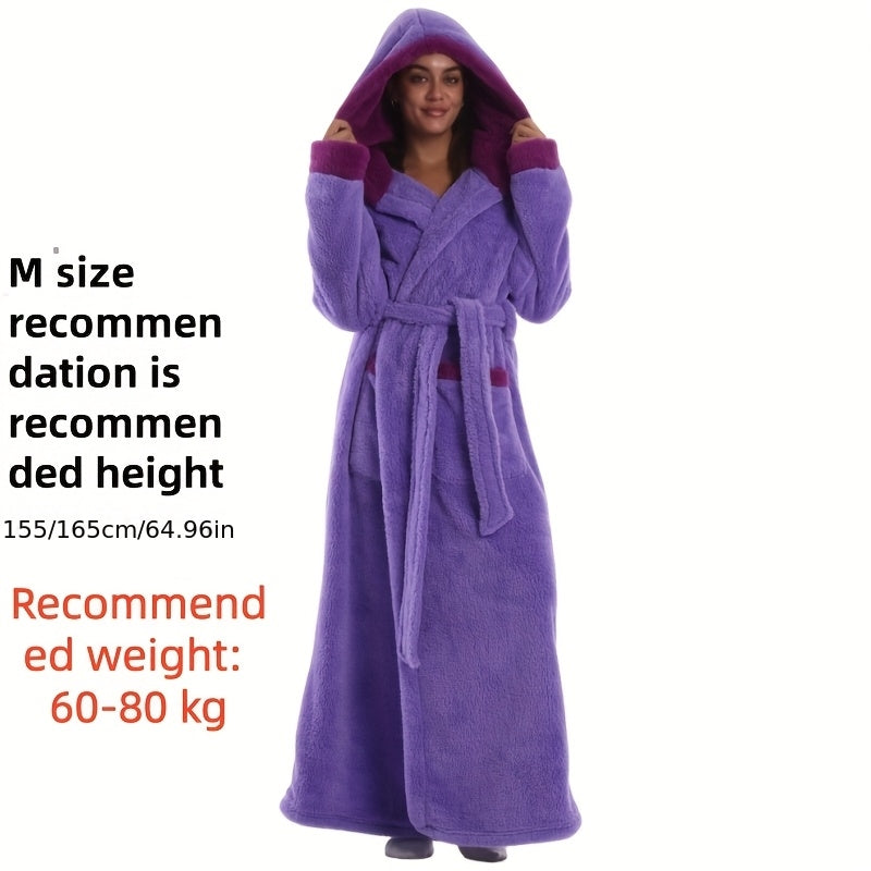 Purple Hooded Robe / M