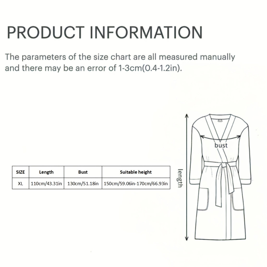 Fleece bathrobe