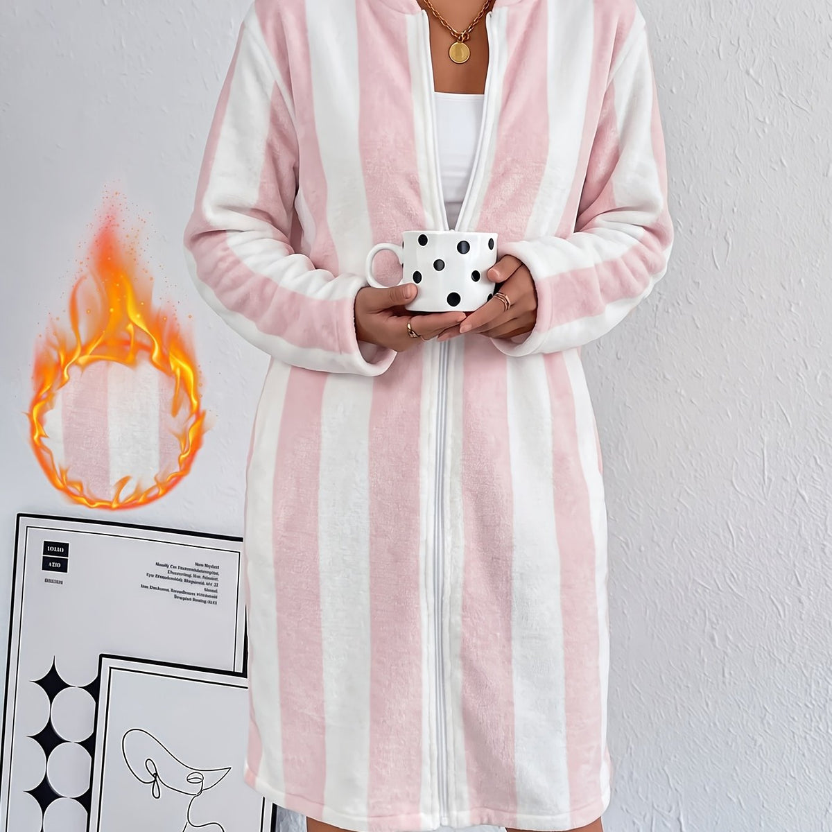 Pink And White Stripes Image
