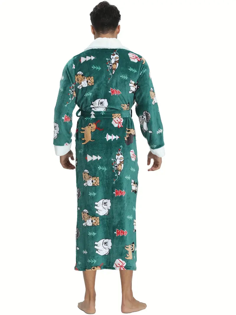 Peignoir Polaire Chaud de Noël — photo 2