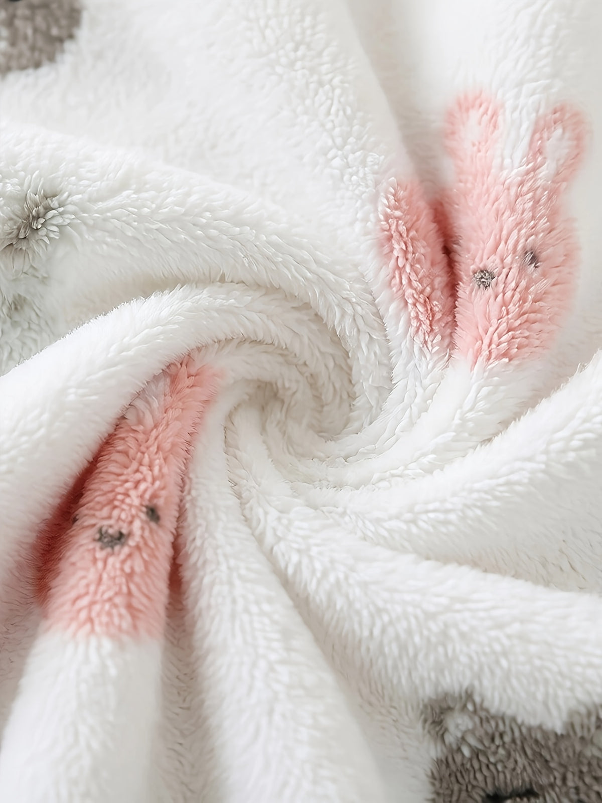 Newborn white hooded towelling bathrobe