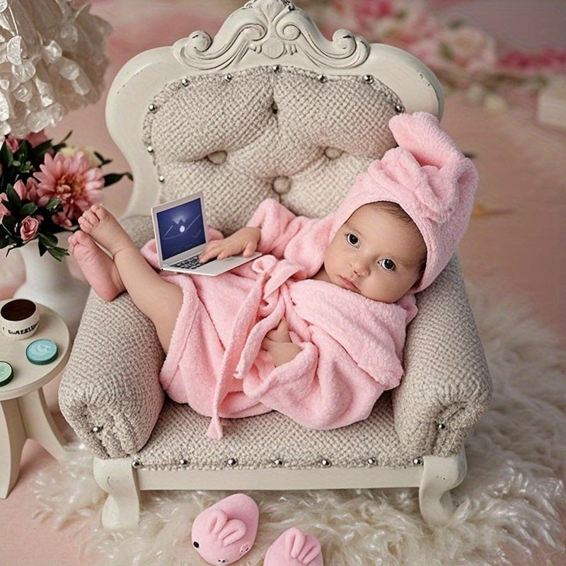 Newborn bathrobe, 5-piece set