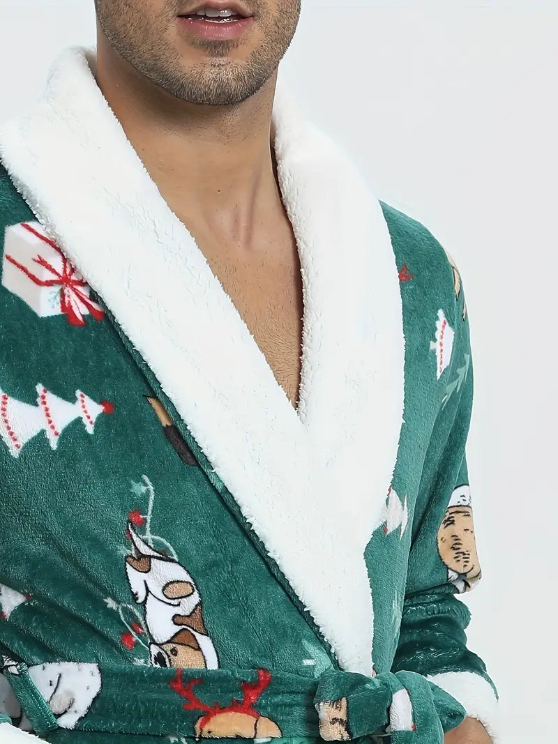 Peignoir Polaire Chaud de Noël — photo 3