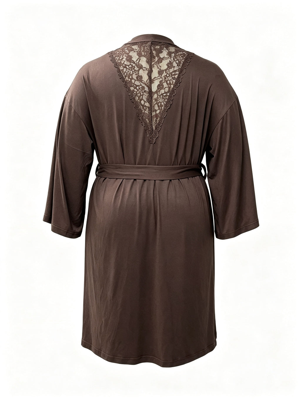 Women's plus size modal wrap dressing gown